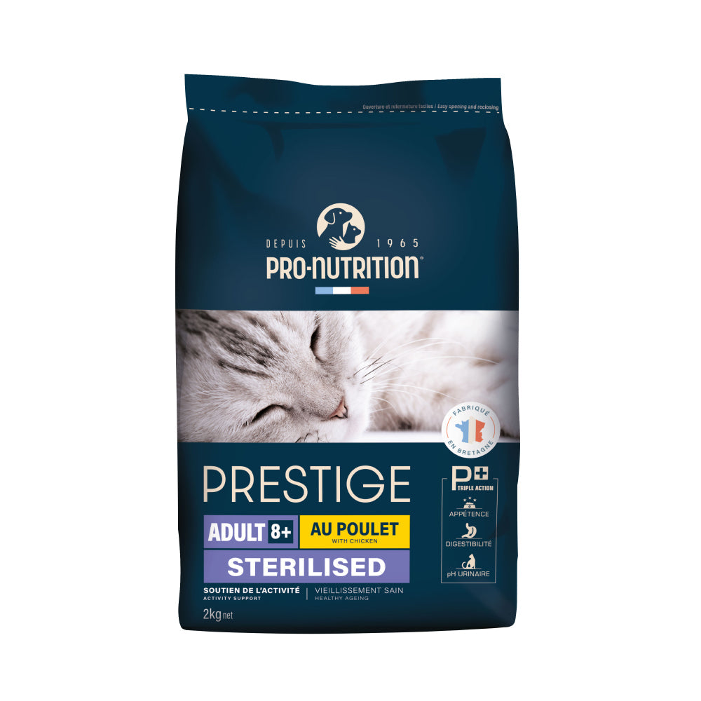 Food for spayed cats over the age of eight 2 kg