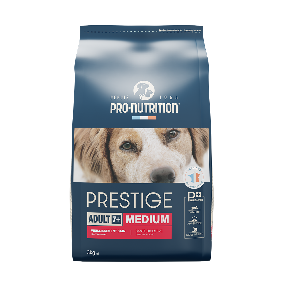 Food for adult dogs over seven years of age 3 kg