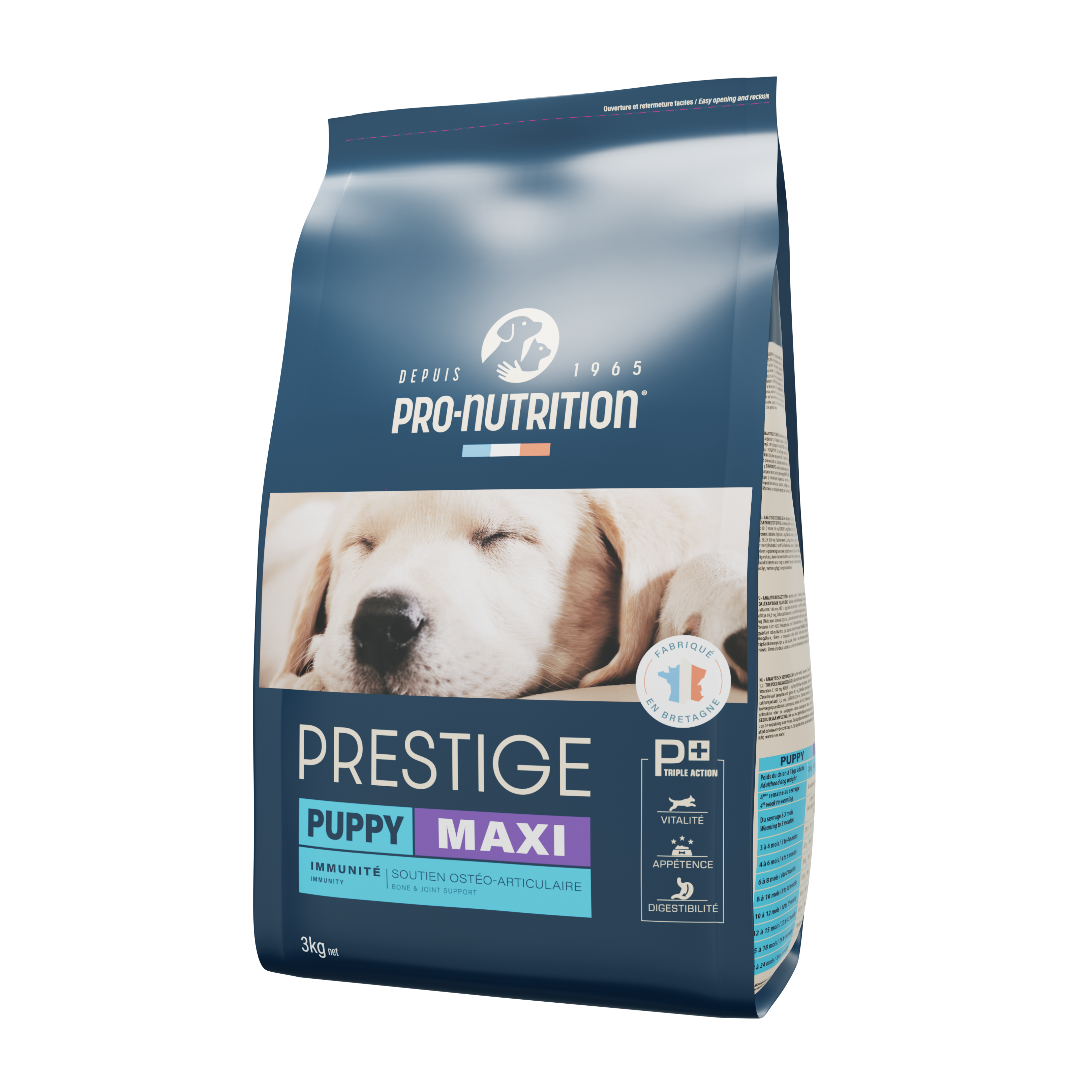 Food for large breed puppy dogs 3 kg