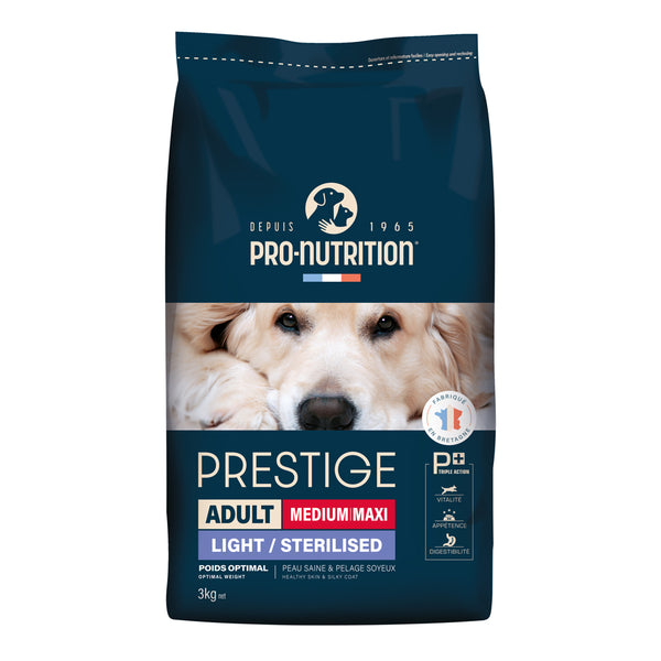 Reduced fat sterilized dog food 3 kilograms