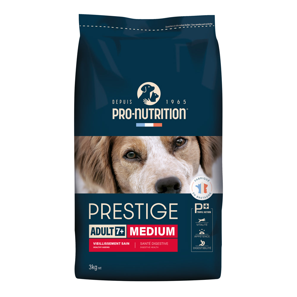 Food for adult dogs over the age of seven years 3 kg