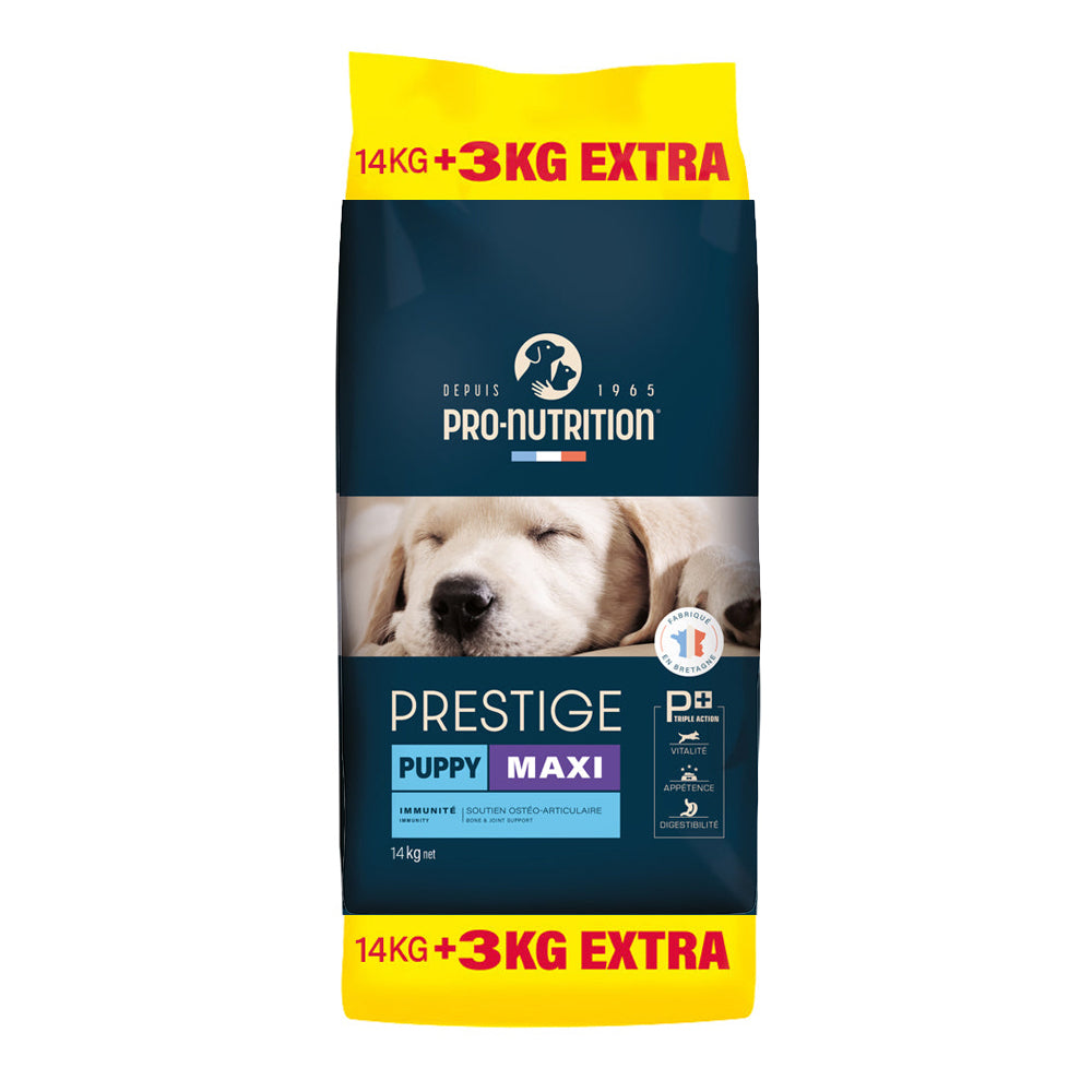 שקים במשקל 17 קילוגרם אוכל כלבים > אוכל לכלבים בוגרים פאפי מקסי Pro Nutrition