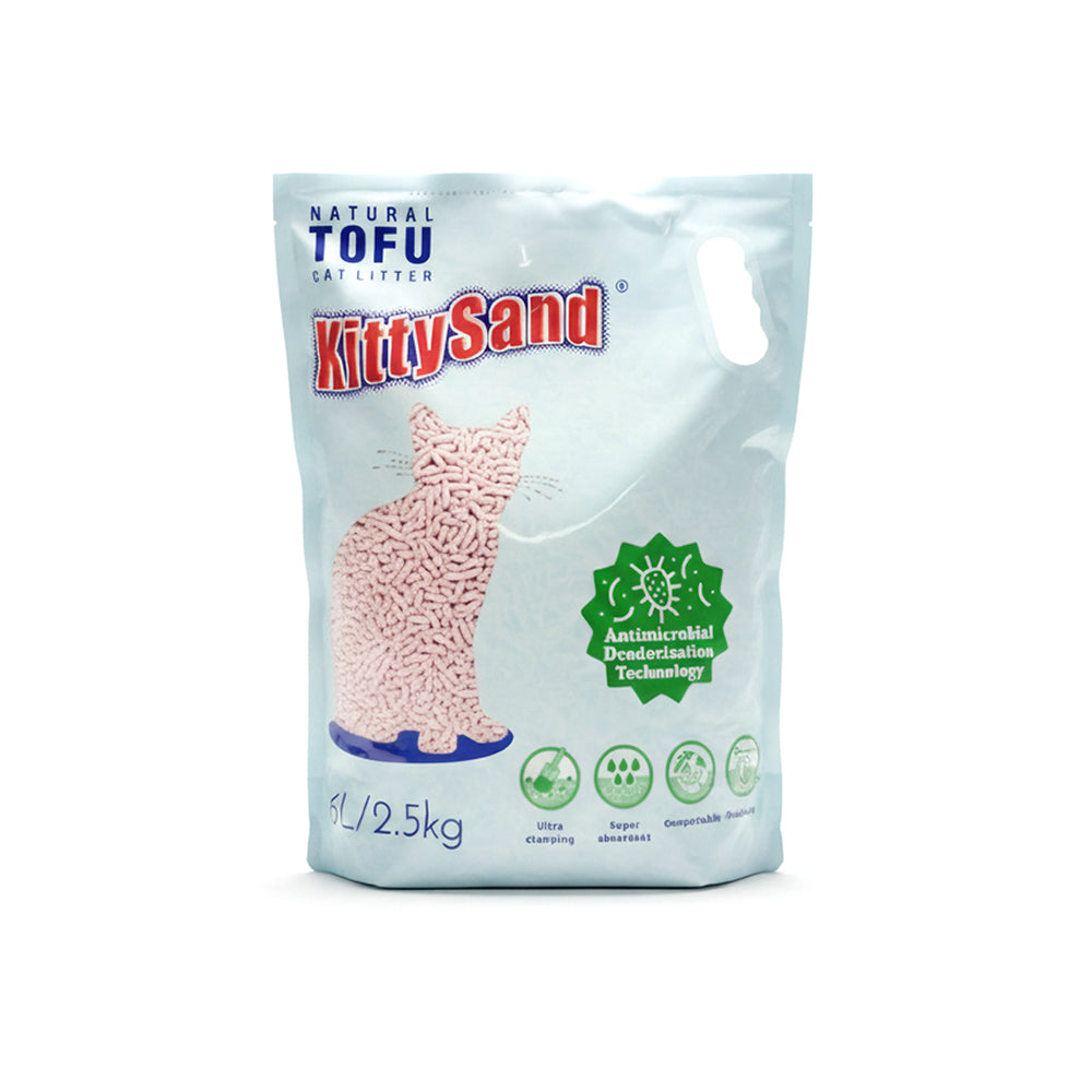 2.5 ליטר חול חתולים > חול טופו Peteat