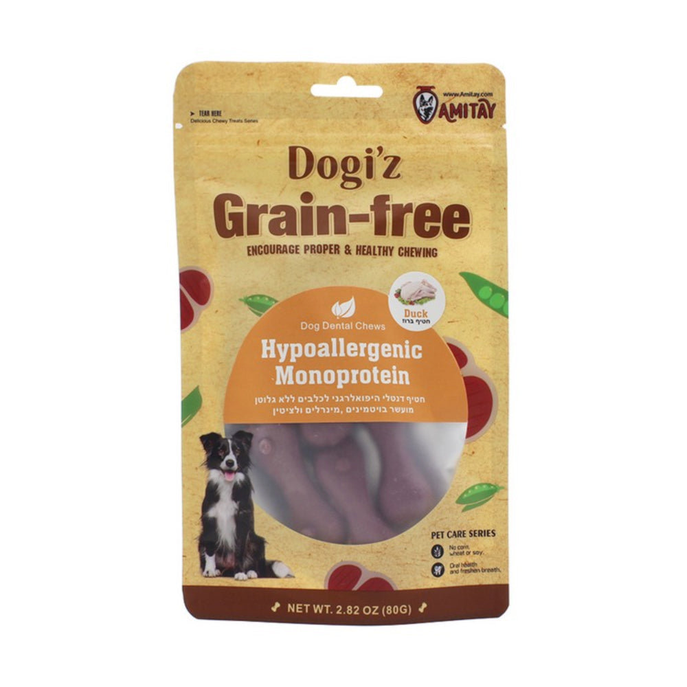 Gluten-free hypoallergenic dog snack Duck flavored