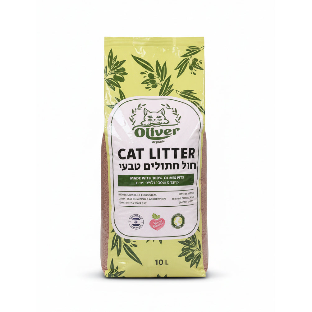 10 ליטר חול חתולים > חול סויה Oliver
