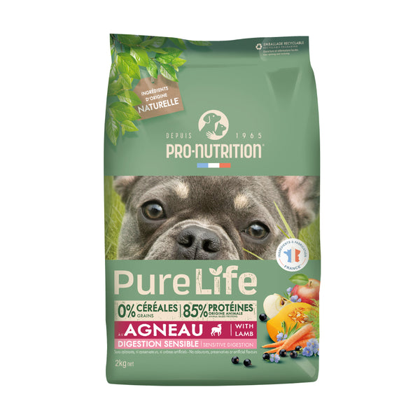 Grain-free adult dog food with lamb and fish 2 kilograms