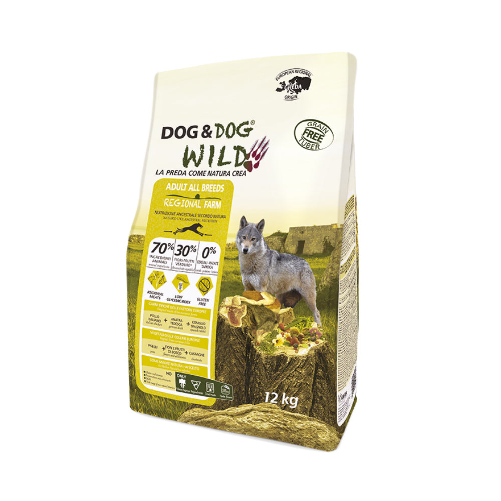 Dry food for adult dogs with chicken Gluten free