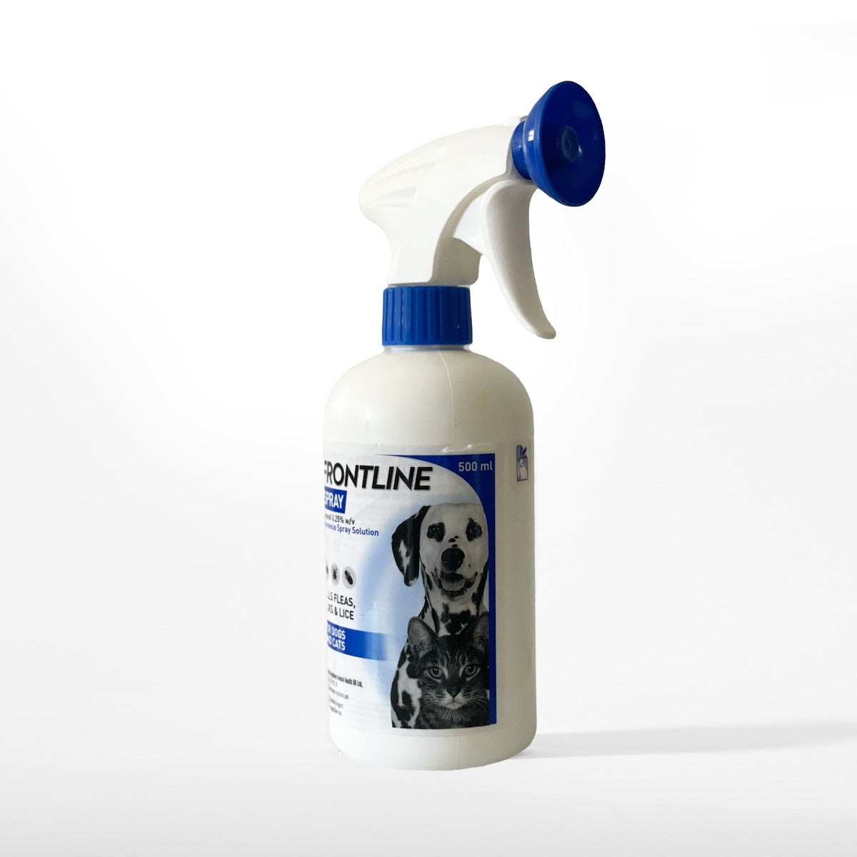 Spray for treatment against fleas and ticks Intended for dogs