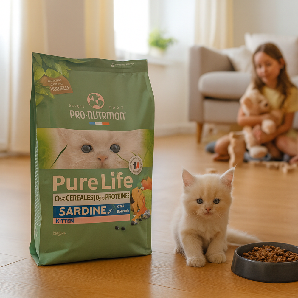 שק במשקל 8 קילוגרם אוכל חתולים > אוכל ללא דגנים Pure Life