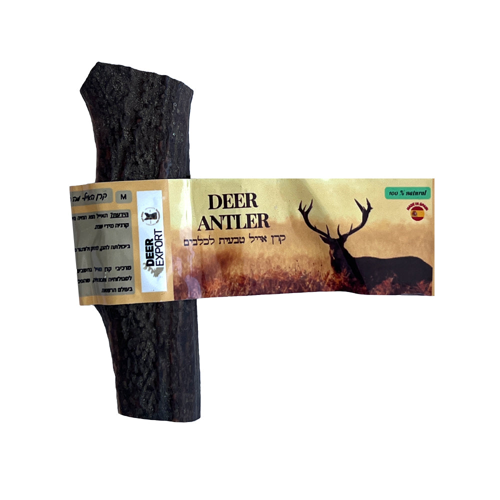 במגוון גדלים אוכל לכלבים>חטיף לכלב DEER ANTLER