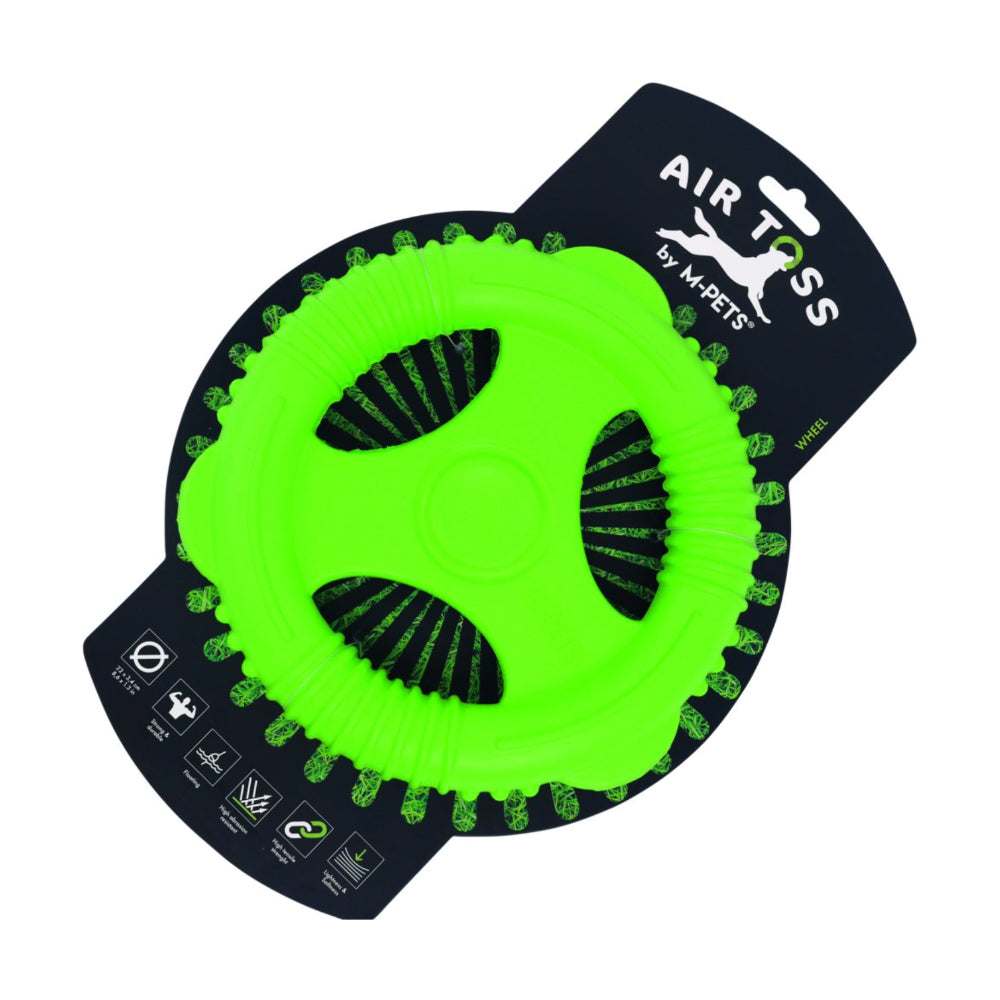 Floating shot wheel for dog | color green