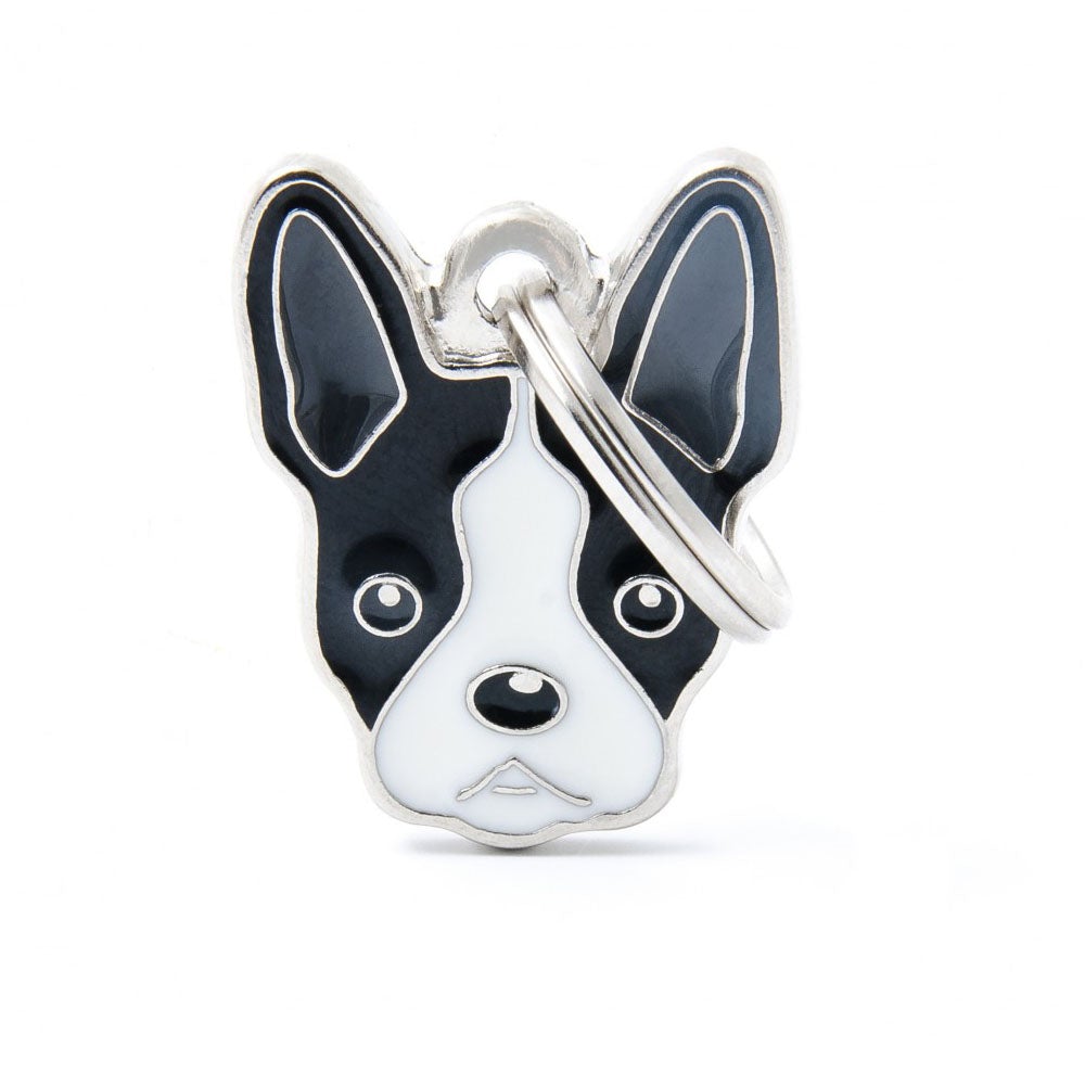 תג שם לכלב עם חריטה BOSTON TERRIER-MF70